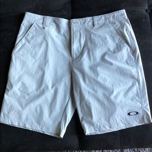 Oakley Gray Golf Shorts - Men's
